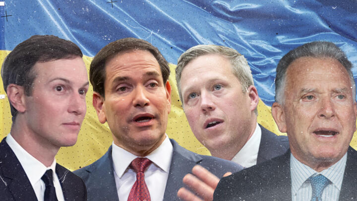 From left to right: Jared Kushner, Marco Rubio, Daniel Driscoll and Steve Witkoff. All four are now involved in Washington’s diplomatic efforts to get a peace plan in Ukraine in place