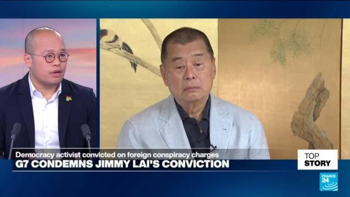 Son of Hong Kong activist Jimmy Lai denounces political persecution