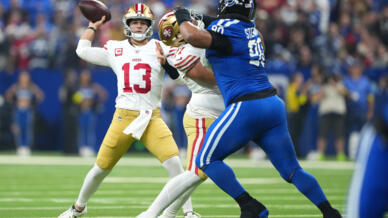 Brock Purdy's five touchdowns helped San Francisco cruise past the Indianapolis Colts